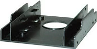Adapter montimi HDD/SSD ROLINE 3.5" për 2x 2.5", i zi