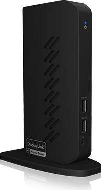 Docking station ICY BOX IB-DK2252AC, USB 3.2 Gen 1 Type-C, 2x HDMI, 6x USB, Ethernet, 4K Ultra HD, e zezë