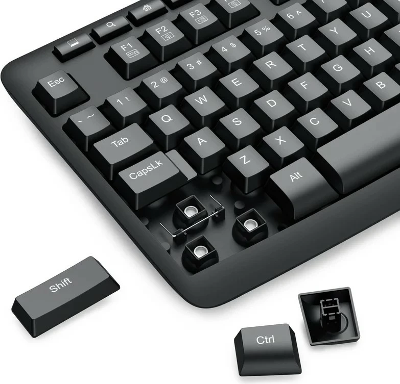 Tastierë me maus Redragon BS-8418, wireless, full-size, ngjyrë e zezë