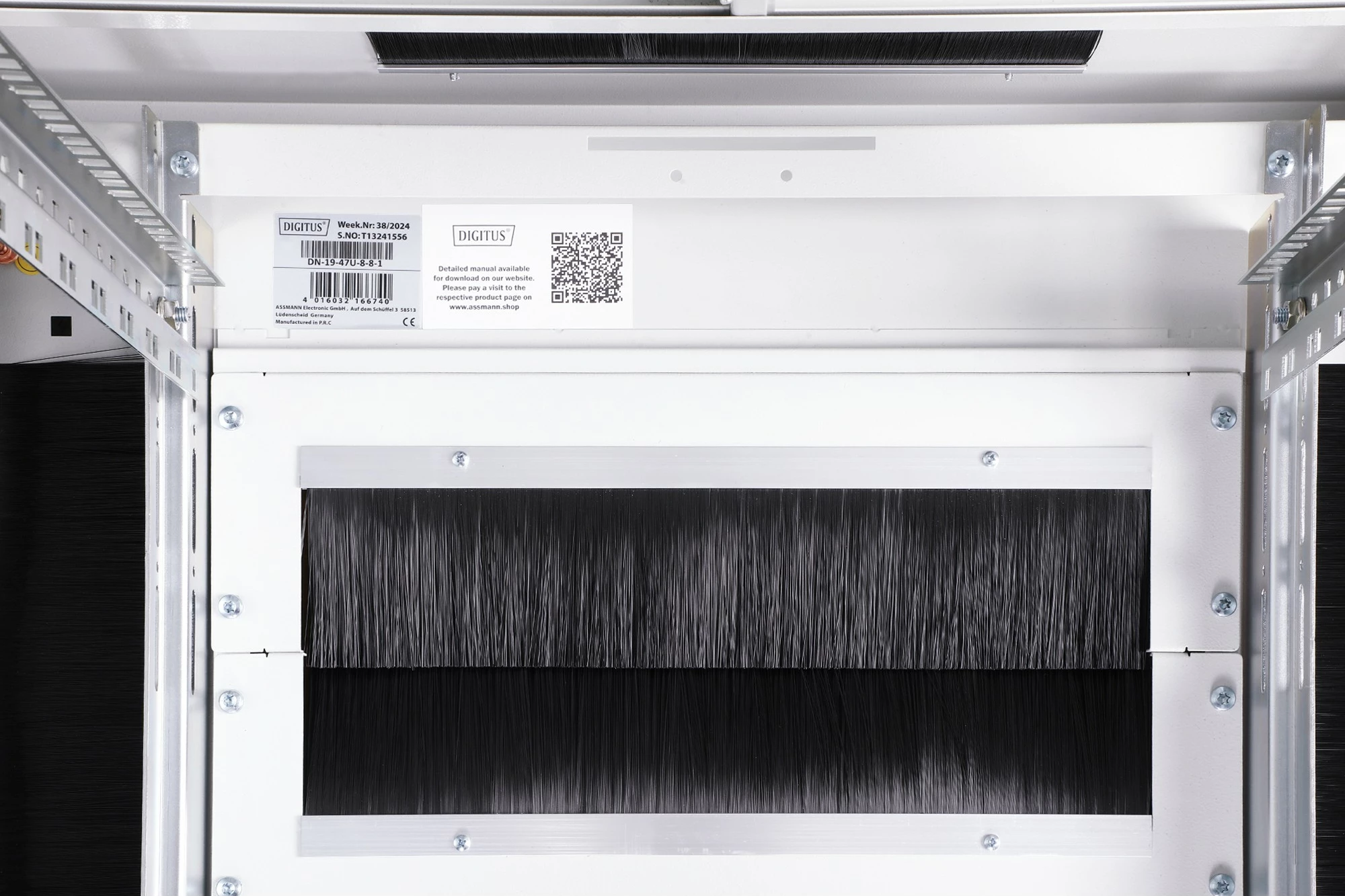 Kasë rrjeti Digitus Unique 47HE 2276x800x800mm, gri