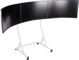 Mbajtës për 3 monitorë Thermaltake Triple Monitor Stand, për cockpit, i bardhë
