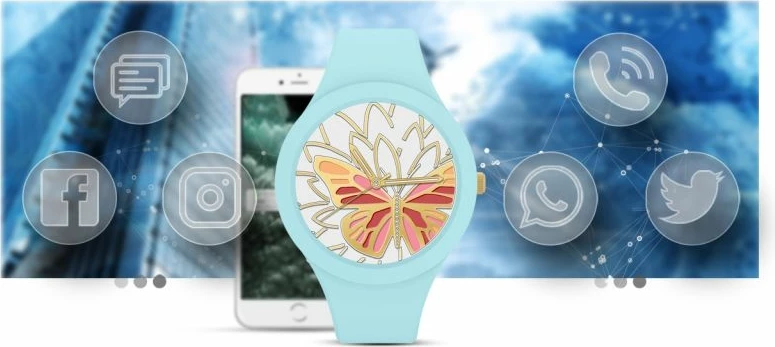 Smartwatch për femra Gravity, blu