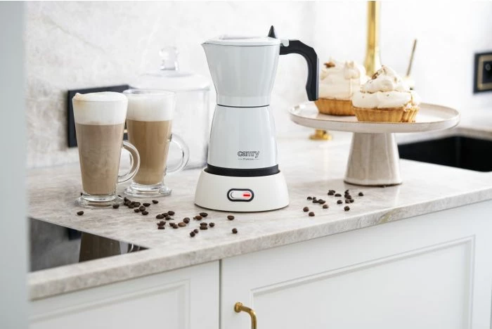 Aparat elektrik moka për kafe CAMRY CR4415W 300 ml 480 W, i bardhë