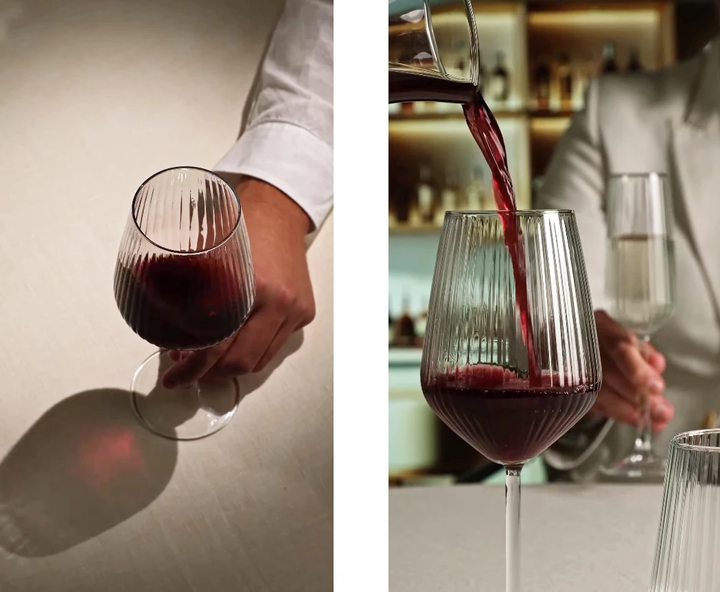  Allegra Focus, set me 6 gota për verë të kuqe, 490 ml