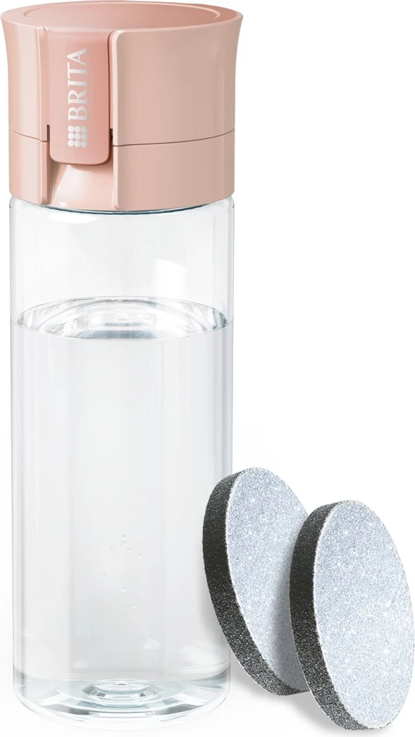 Shishe filtruese UJI Brita Vital, 600 ml, 2x filter, rozë