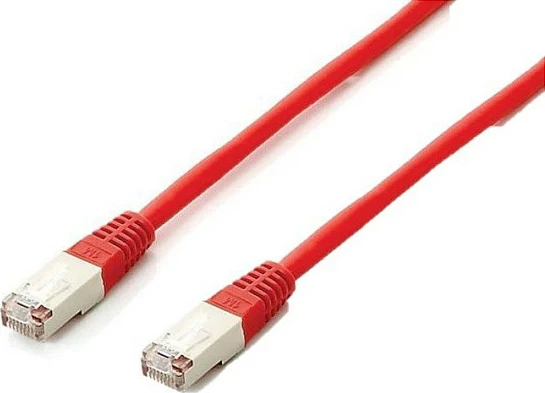 Kabllo rrjeti Cat6a Equip S/FTP, 1m, RJ-45, e kuqe