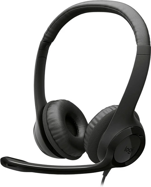 Kufje Logitech H390 USB-C, me mikrofon, të zeza