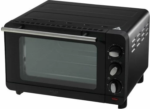 Furrë elektrike mini Adler AD 6029 14L 1200W me grill, e zezë