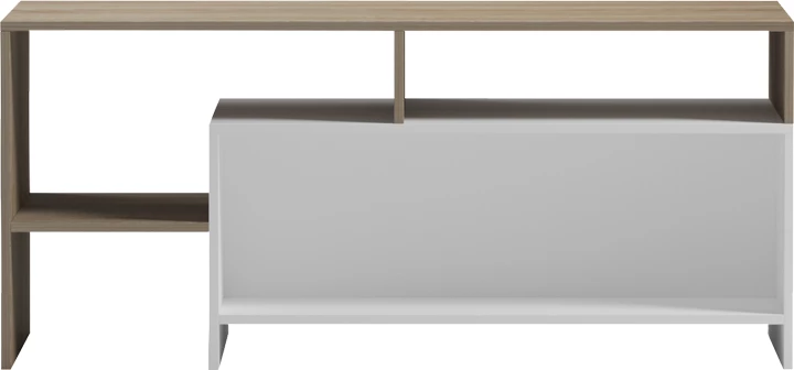 Tavolinë kafeje Consa, sonoma-e bardhë, 120x60x52.8cm