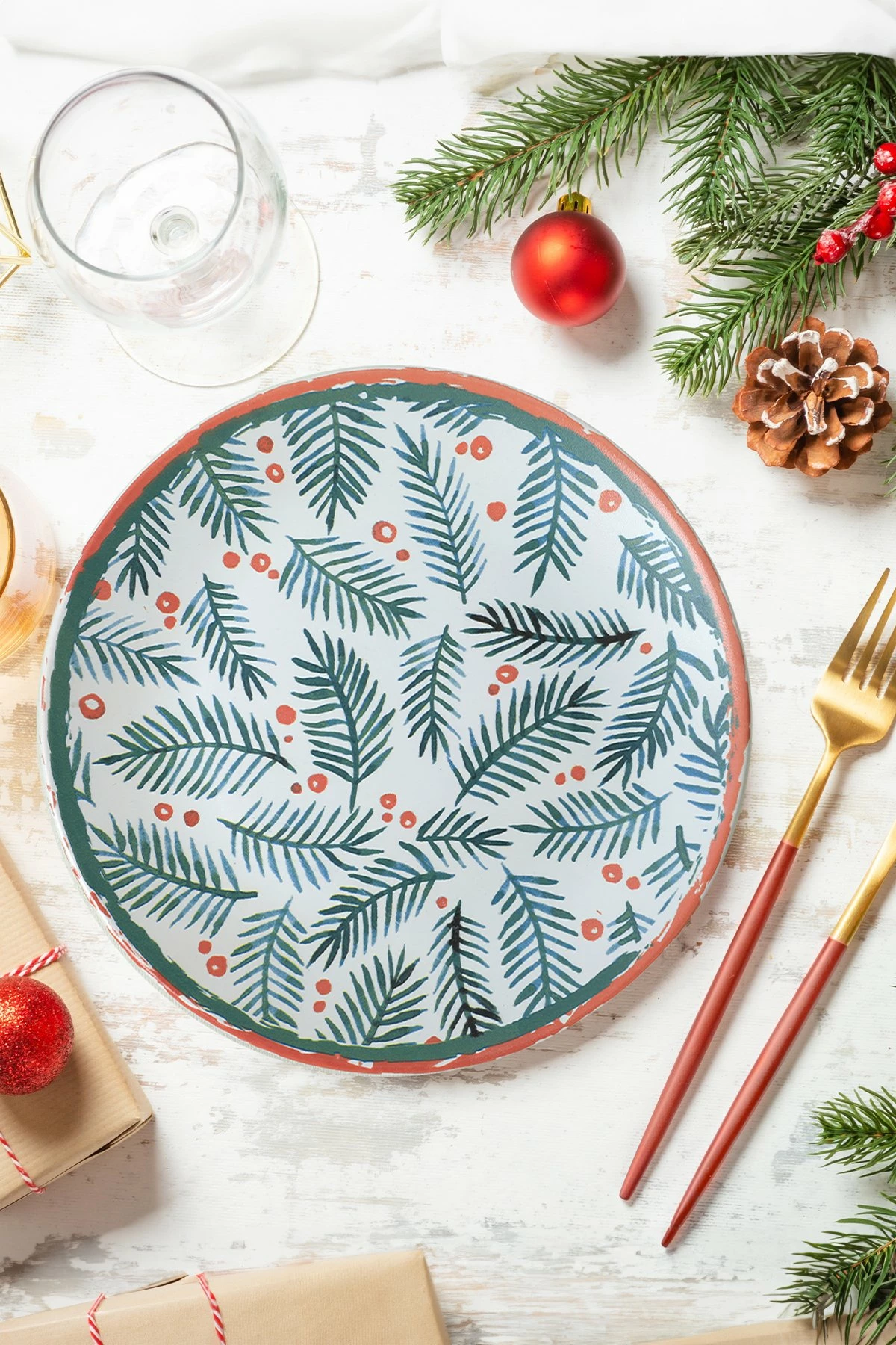 Pjatë shërbimi, shumëngjyrëshe, Hermia Concept, 26cm