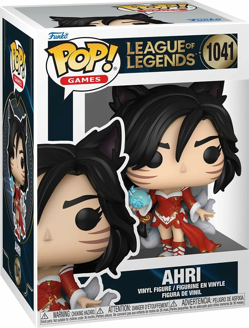 Figurinë koleksionuese Funko POP! Games League of Legends Ahri, vinil, e kuqe