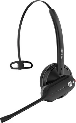 Kufje Yealink WH63 Portable UC, wireless, mono, 54h standby, me bazë karikimi, e zezë