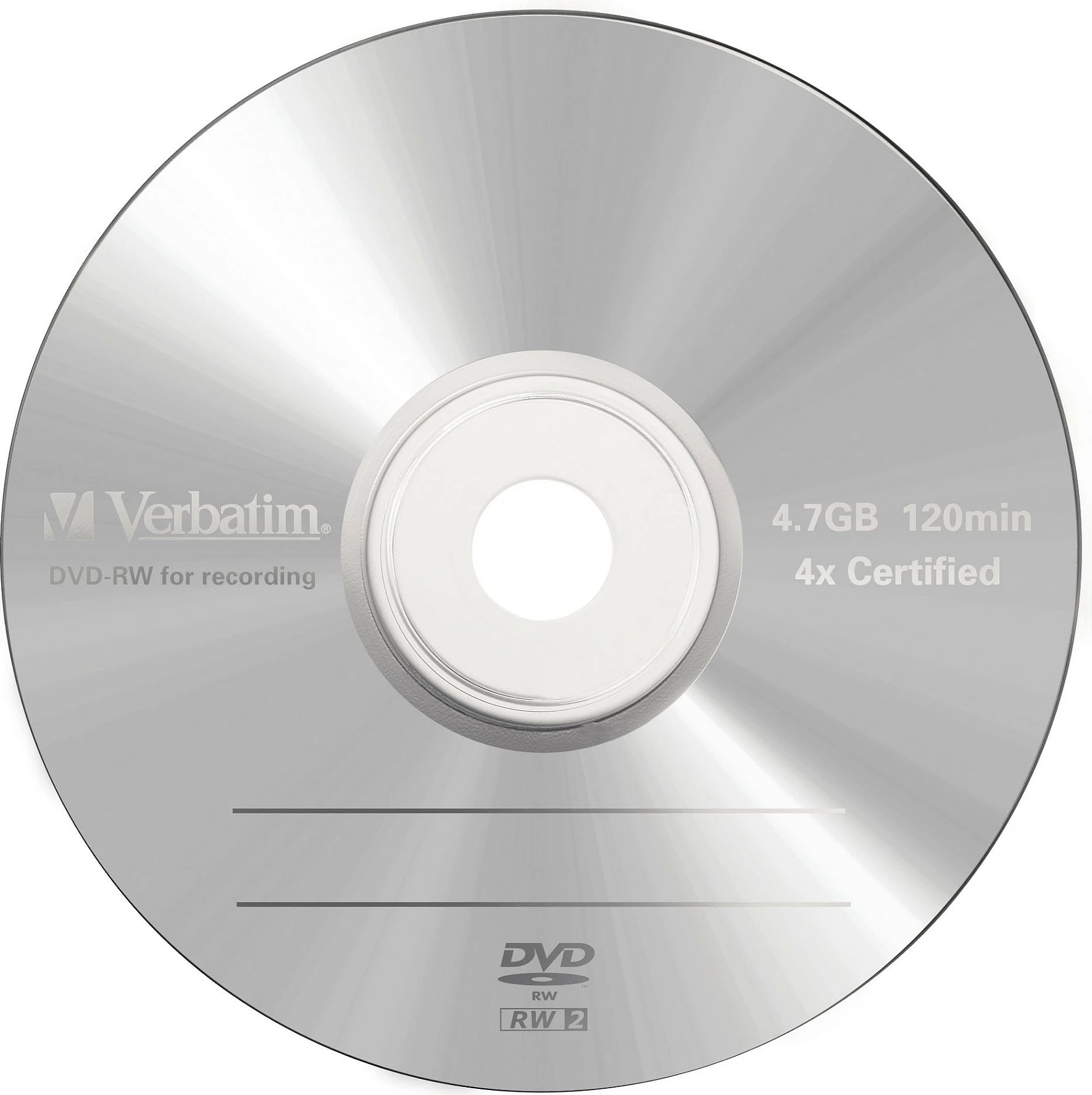 DVD-RW Verbatim 4.7GB 4x, Jewel Case, argjend i mat