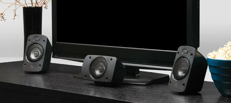 Altoparlantë surround sound Logitech Z906, 5.1 kanale, 500 W, 1000 W, IR, të zeza