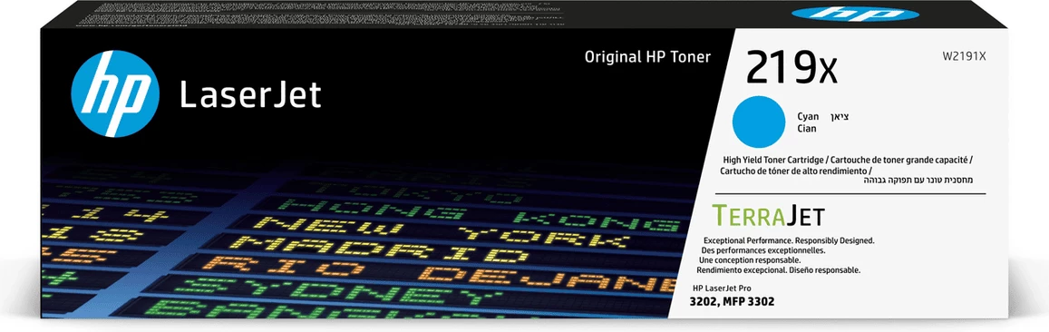 Toner HP 219X W2191X XL 2500 faqe cian