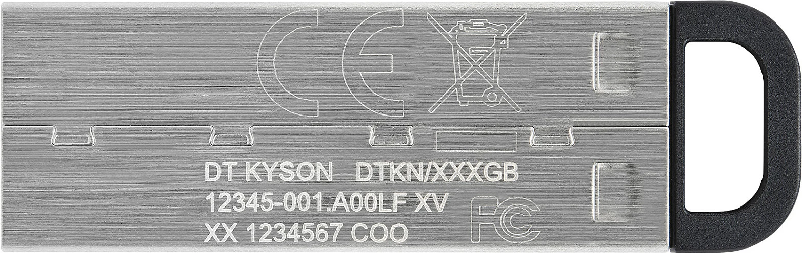 USB Kingston DataTraveler Kyson 512GB, USB Type-A, 3.2 Gen 1, Argjendtë