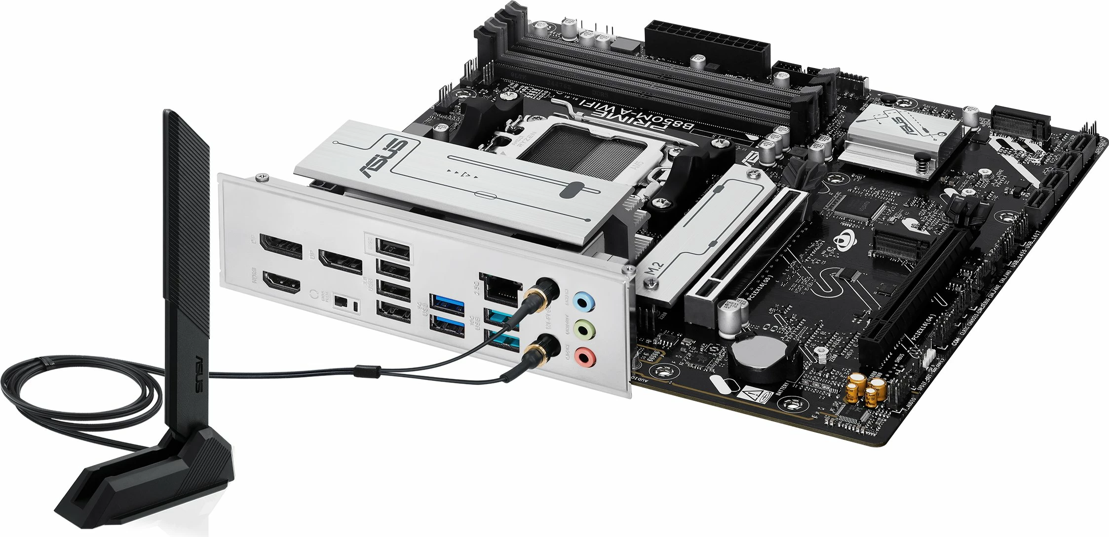 Pllakë amë Asus PRIME B850M-A WIFI AM5, Micro ATX, DDR5 deri 256GB, Wi‑Fi 6E