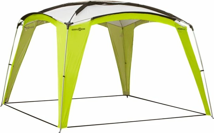 Pavilon kampingu BRUNNER Medusa II 0102034N.C30 300x300 cm, i gjelbër, set me 2 mure anësore + çantë