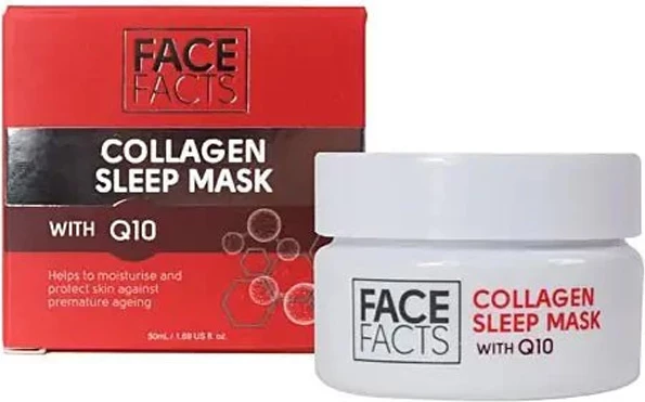 Face Facts Collagen With Q10 Gel Sleep Mask - 50ml