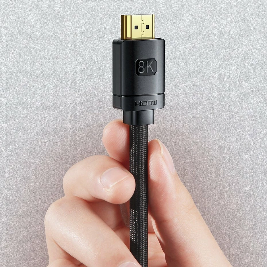 Kabllo HDMI Baseus CAKGQ-L01, 3m, 8K, 48Gbps, e zezë