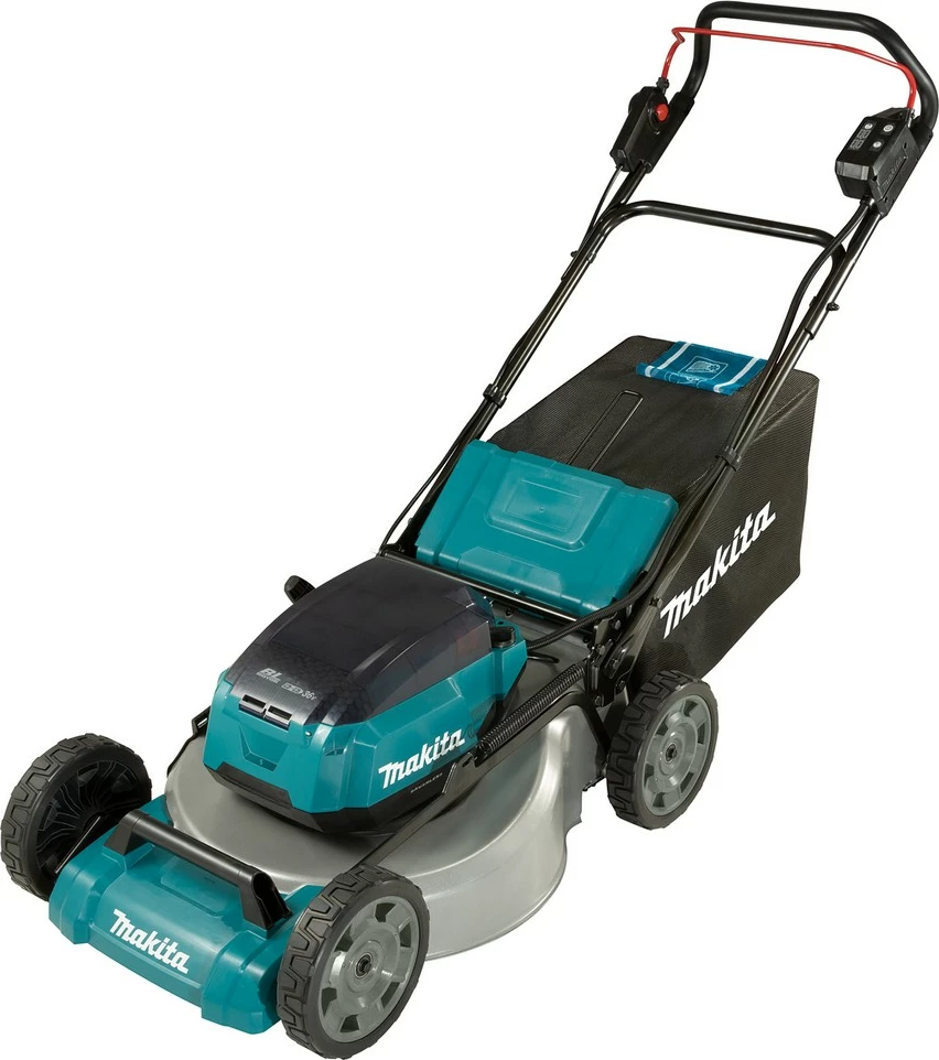 Kositës bari Makita DLM534Z, me bateri 18V 6Ah, 53cm, zi/blu