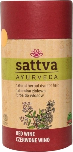 Ngjyrë për flokë për femra Sattva Herbal Red Wine, 150g
