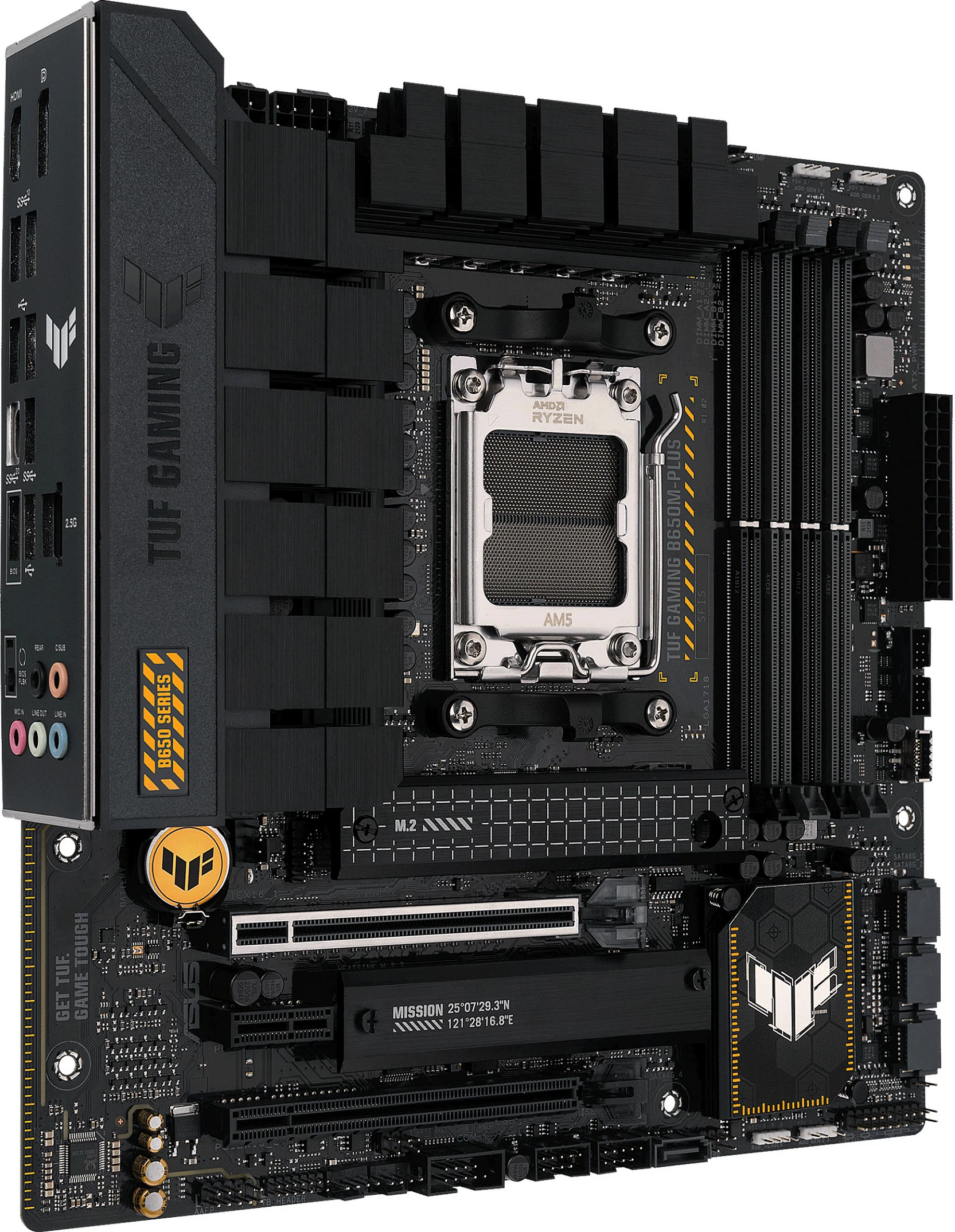 Pllakë amë ASUS TUF GAMING B650M-PLUS, AMD, Socket AM5, DDR5-SDRAM, 128 GB