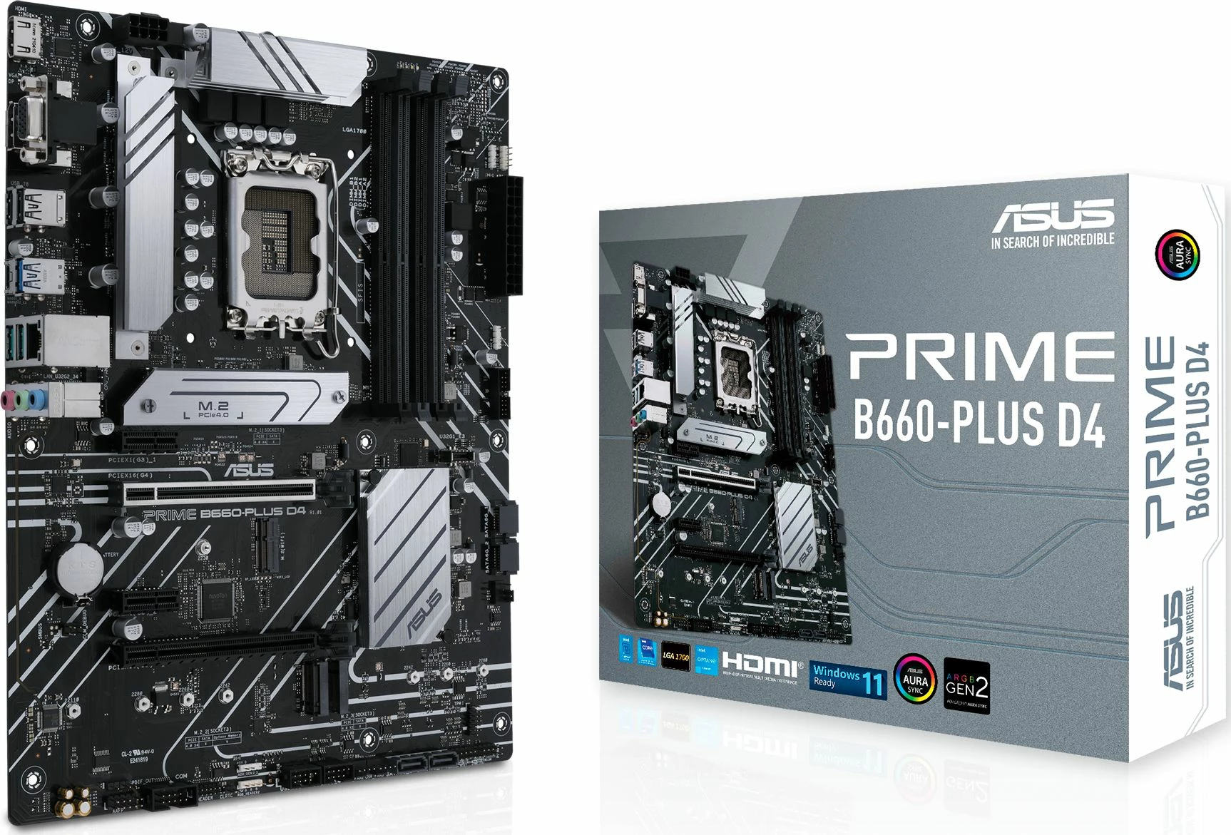 Pllakë amë Asus PRIME B660-PLUS D4, ATX, DDR4, deri 128GB RAM
