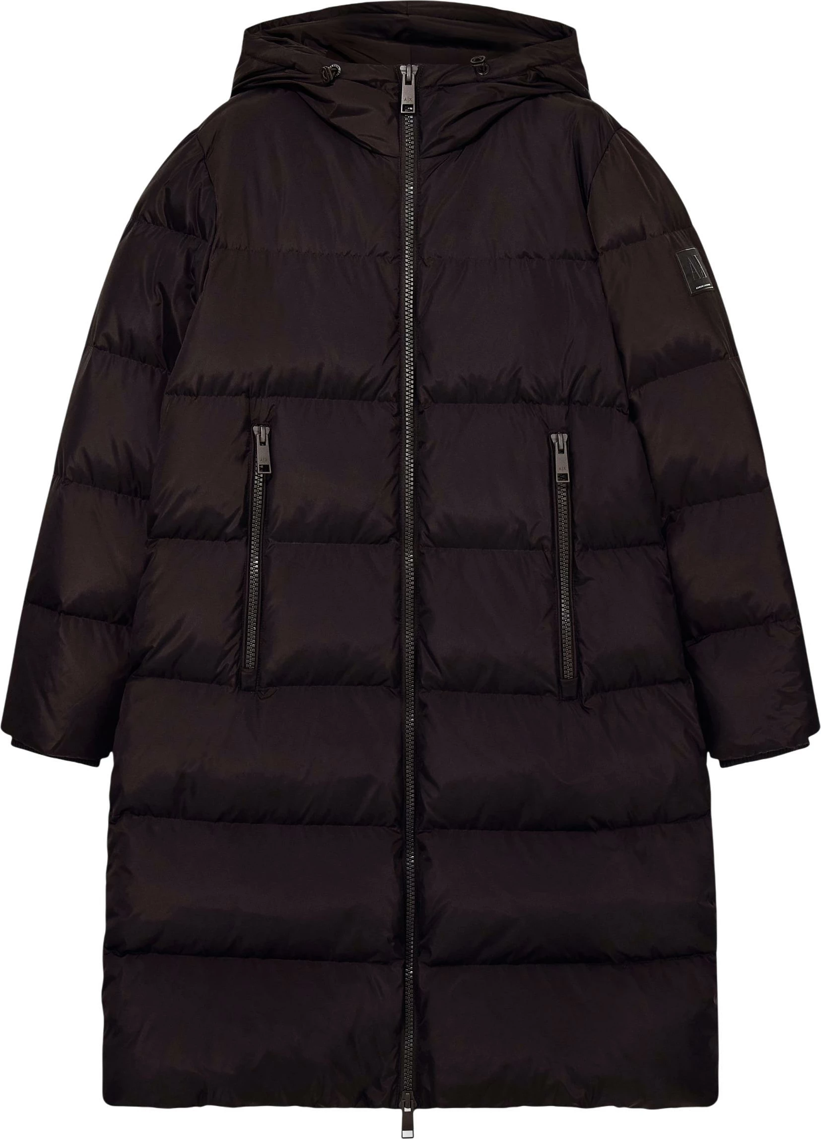 Jakne me pupla Armani Exchange XW000251 AF12286 për femra, kafe e errët [Madhësia: XL]