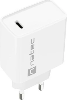 Karikues muri Natec Ribera, 1x USB-C, 20W, i bardhë