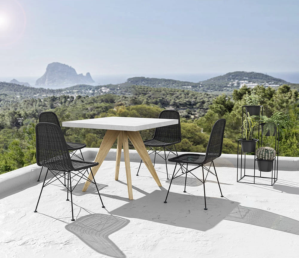 Tavolinë Terrazzo, 90x90x75cm