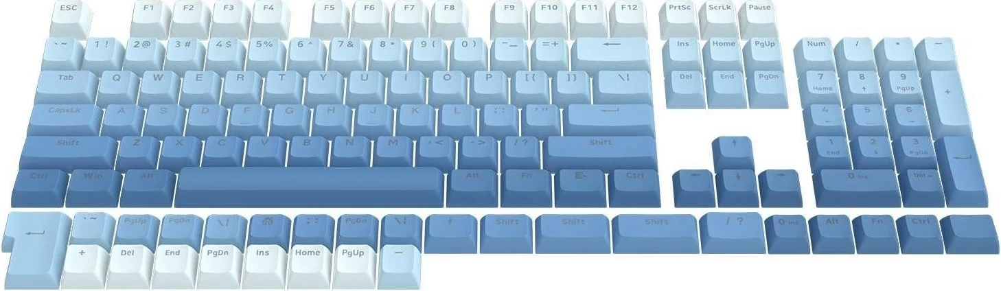 Keycaps Redragon A134 Ombre Blue