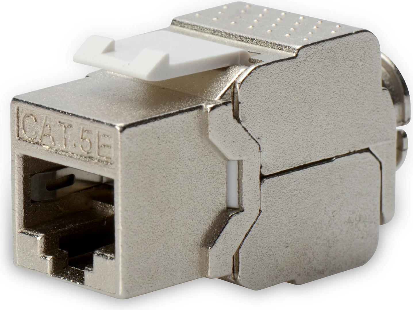 Modul Keystone Digitus Professional CAT 5e Klasse D, RJ45-LSA, i ekranizum, argjendi