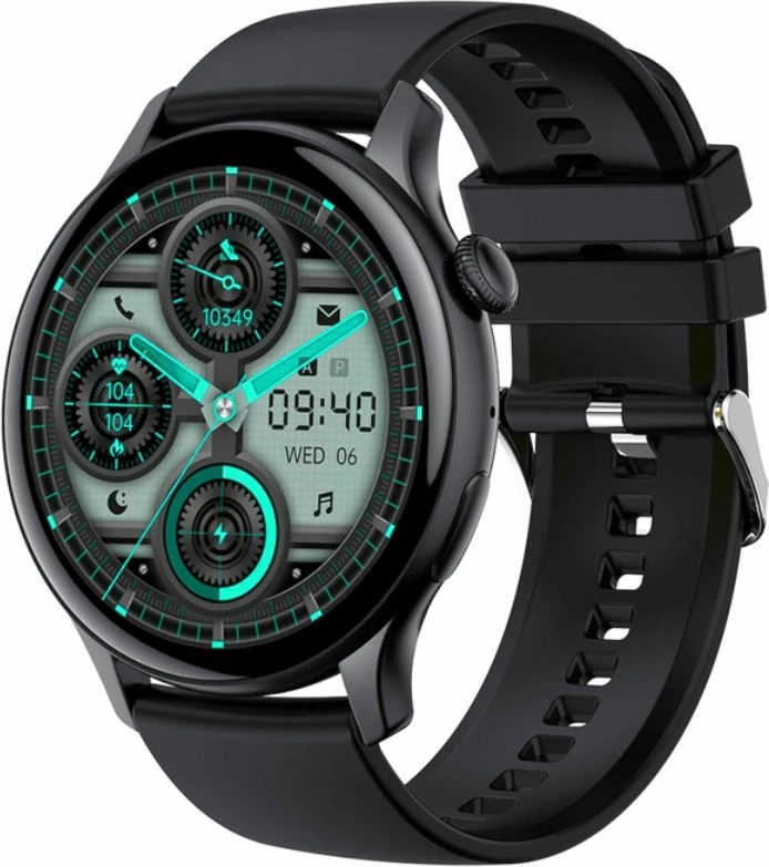 Smartwatch RUBICON uniseks, e zezë