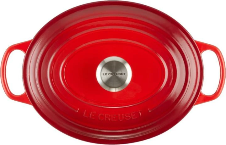 Tavë pjekjeje ovale Le Creuset Signature Roaster 31 cm, e kuqe qershi, 21178310602430
