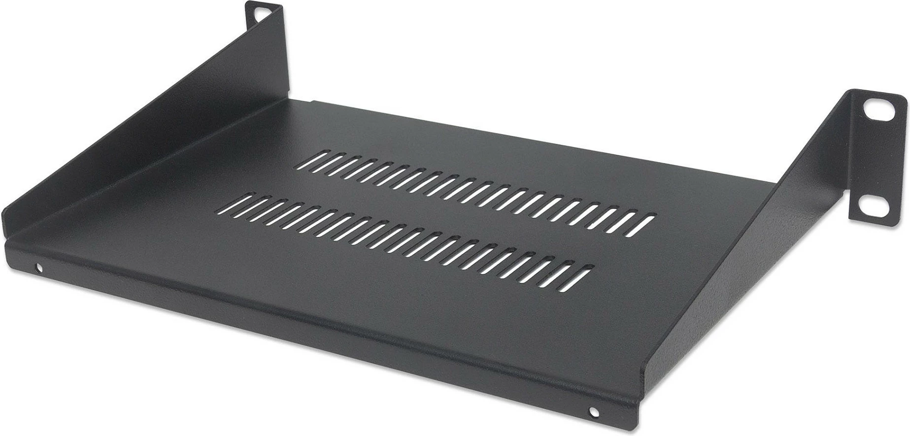 Raft për rack Intellinet 10", 1U, 150 mm thellësi, i ventiluem, i zi