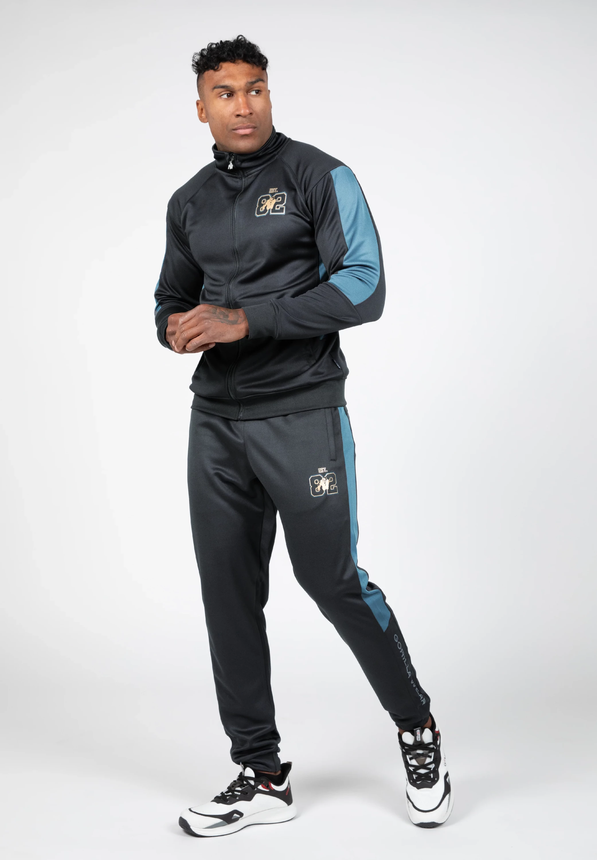 Devon Training Jacket - Gray/Blue [Madhësia: XL]