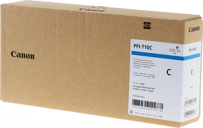 Fishek boje printeri Canon PFI-710C 2355C001 XL 700 ml cyan