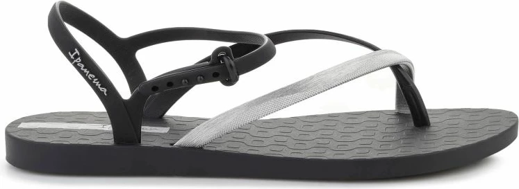 Sandale për femra WD Ipanema Elegant Sand 83782-BN808, zi/argjend [Madhësia: 39]