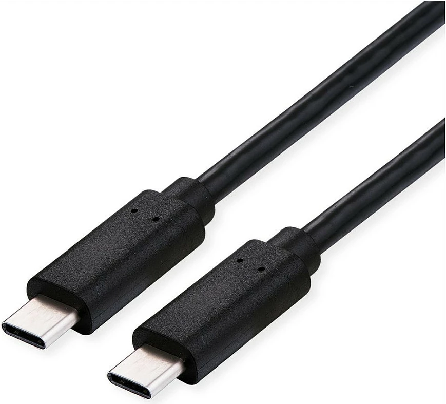 Kabllo USB-C VALUE 11.99.9082, USB4 Gen 3x2, 1 m, 100 W PD, e zezë