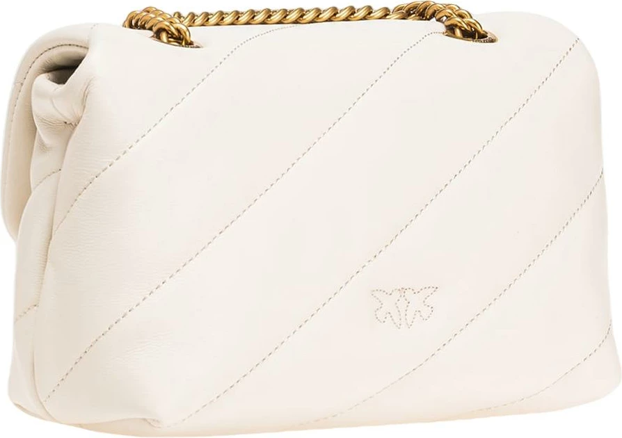 Çantë krahu Pinko Love Puff Mini CL 100039 A0F2 për femra, krem