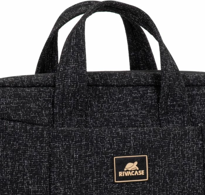 Çantë laptopi RIVACASE 7931 15.6 inç, e papërshkueshme nga uji, me rrip, e zezë