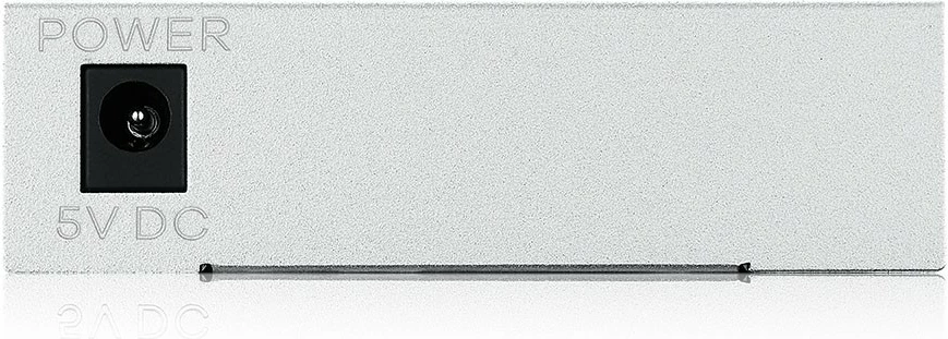 Switch rrjeti Zyxel GS-105BV5, 5 porta Gigabit Ethernet, i argjendtë