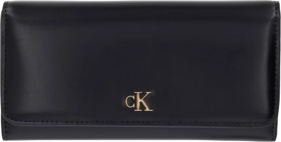 Portofol i gjatë për femra Calvin Klein LV04F1224G, i zi