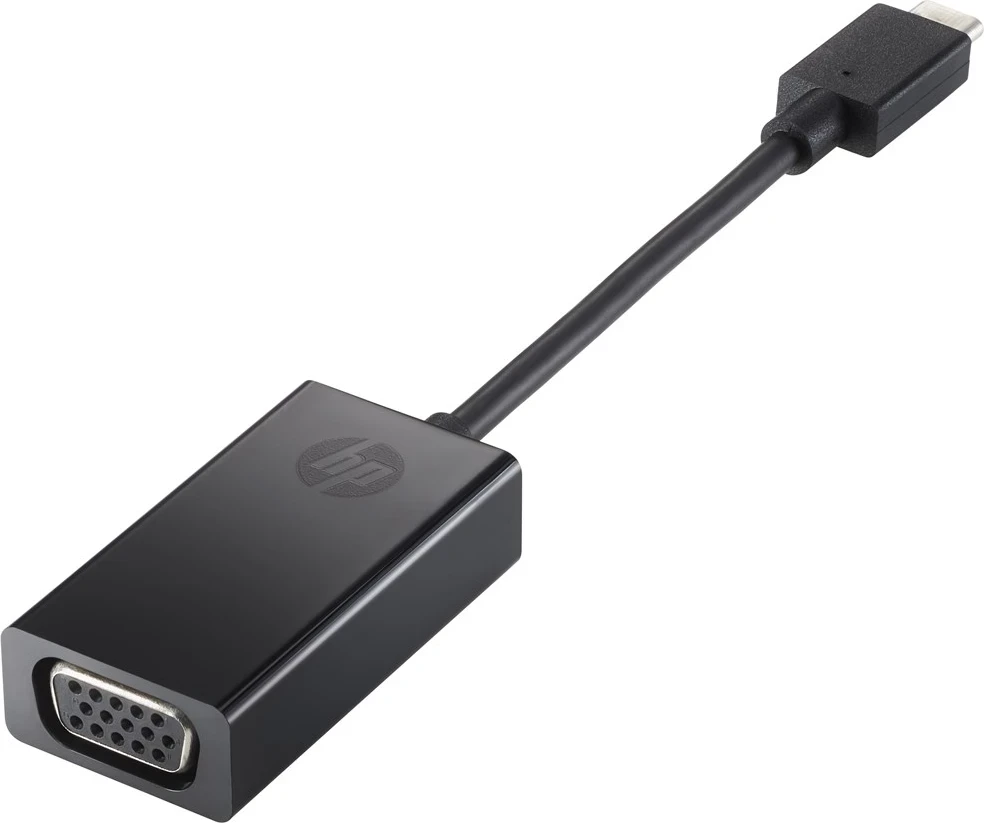 Përshtatës USB-C në VGA, HP, i zi