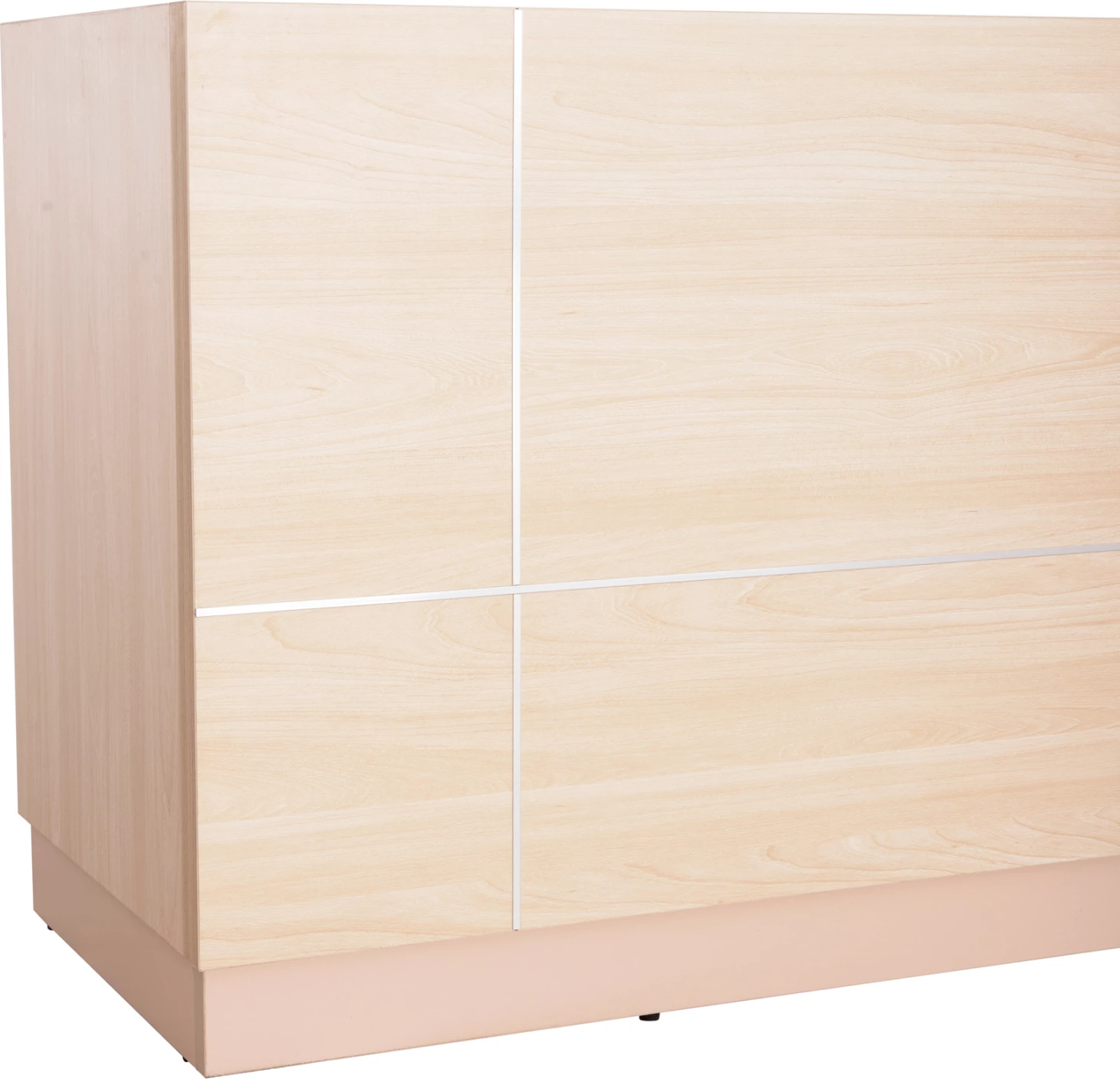 Tavolinë recepsioni DALTON FH2068.02 melaminë, sonama-bardhë, 240x80x106H cm