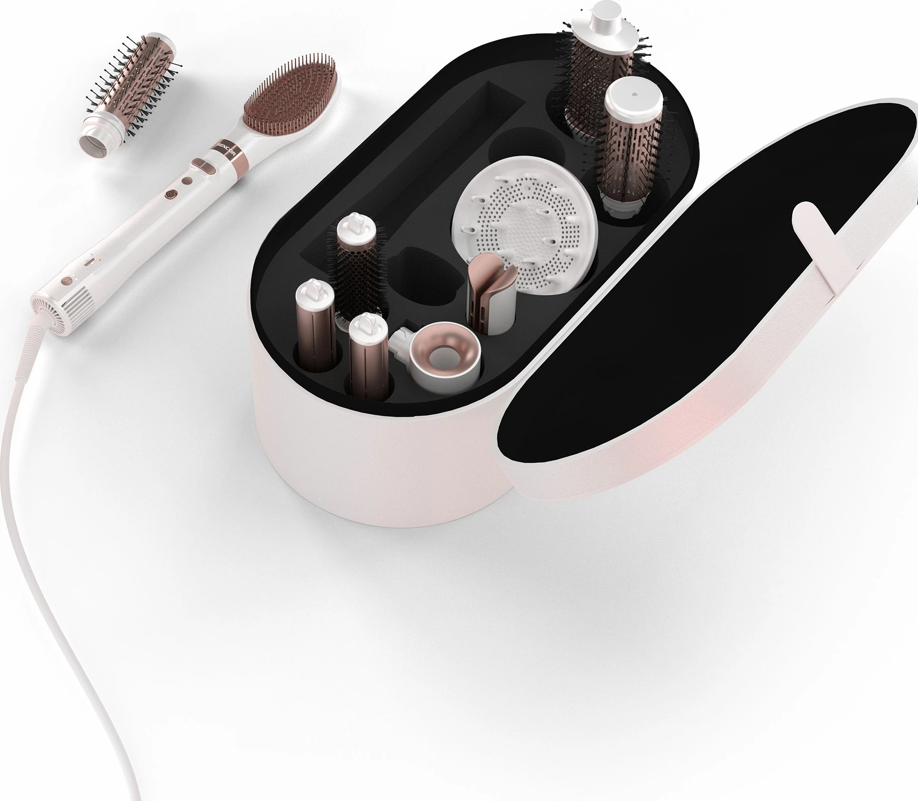 Tharëse dhe stilizues flokësh SHS 9200RS Artemiss Air Styler, rozë