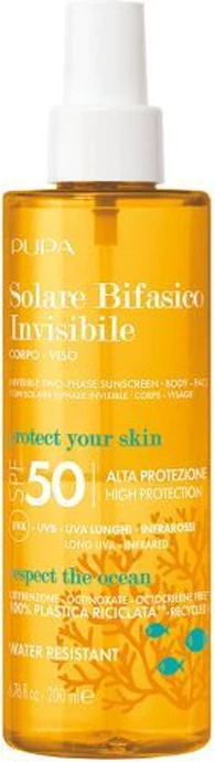 Pupa Multifunction Invisible Two-Phase Sunscreen SPF 50