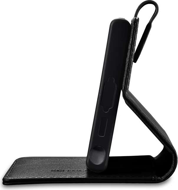 Mbështjellës iCarer Haitang Wallet për Samsung Galaxy S23 Ultra, lëkurë, i zi