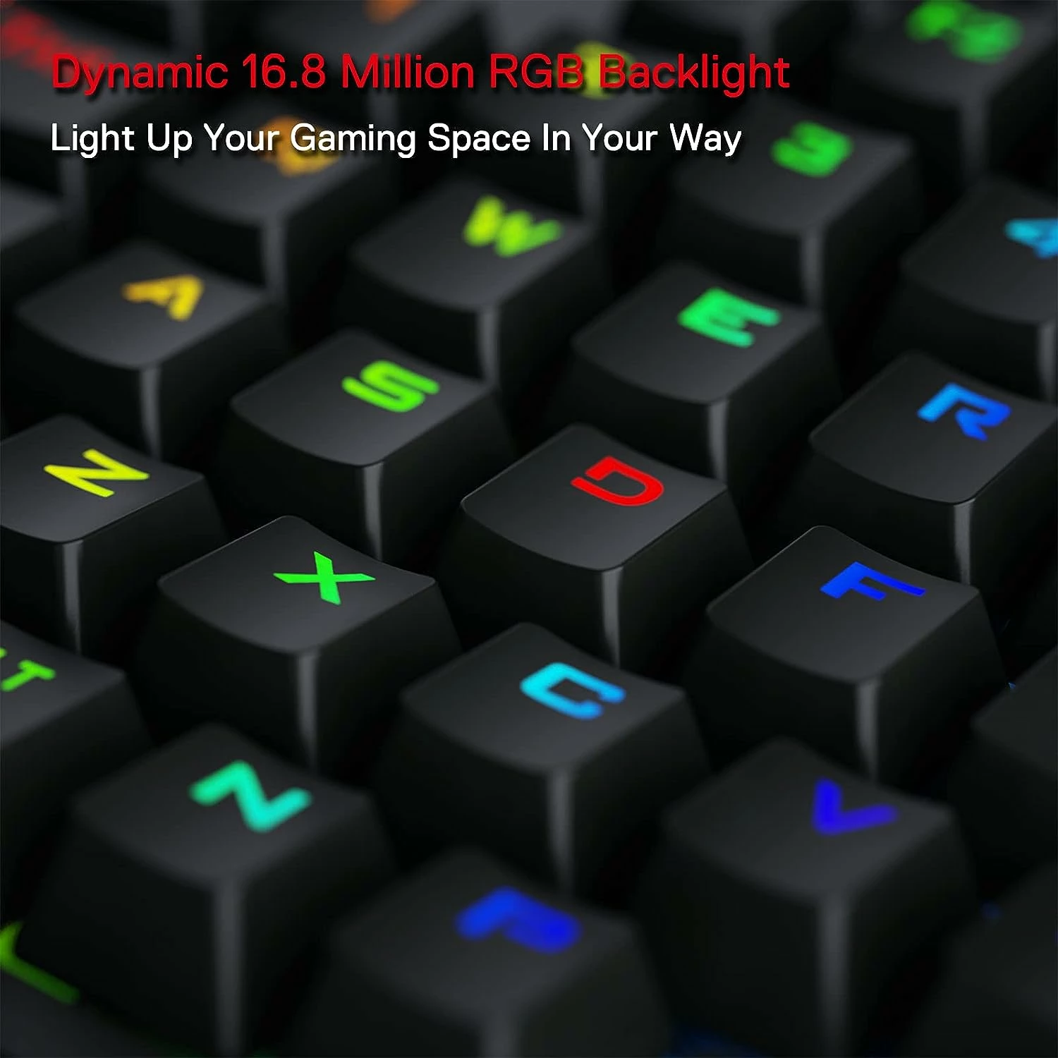 Tastierë mekanike gaming Redragon DITI Elite K585RGB-KS, wireless 2.4G + me kabllo, Brown switches, RGB, 42 taste, 7 tasta makro, e zezë